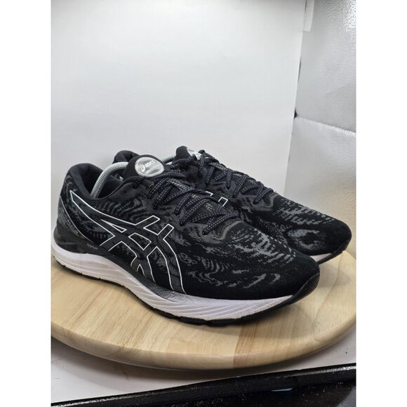 ASICS Gel Cumulus 23 Men's Size 11.5 Black White Running Shoes Sneakers 1011B012 - Picture 5 of 13